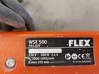 Wand-/plafondschuurmachine - 225mm - 230v flex powertools, wse500, bouwjaar 2017 - afbeelding 6 van  6