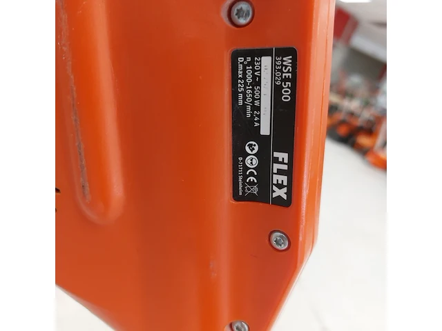 Wand-/plafondschuurmachine - 225mm - 230v flex powertools, wse500, bouwjaar 2018 - afbeelding 5 van  6