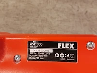 Wand-/plafondschuurmachine - 225mm - 230v flex powertools, wse500, bouwjaar 2020 - afbeelding 7 van  8