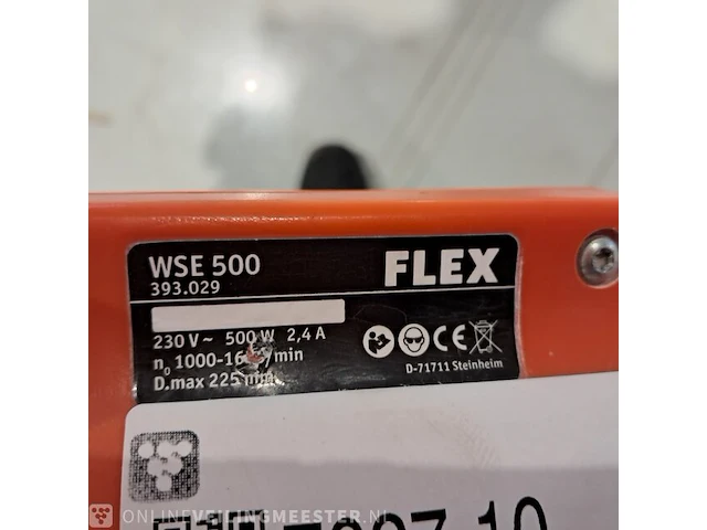 Wand-/plafondschuurmachine flex powertools, wse500, bouwjaar 2017 - afbeelding 4 van  6