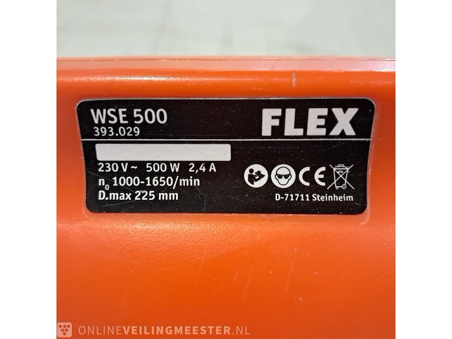 Wand-/plafondschuurmachine flex powertools, wse500, bouwjaar 2017 - afbeelding 4 van  7
