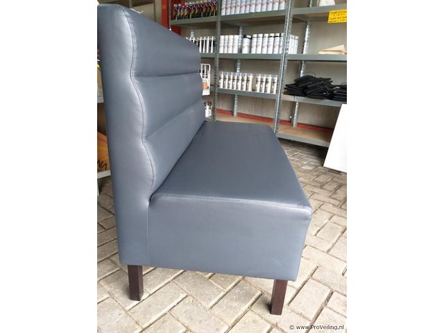 Wandbank - amalfi kunstleder - 120 cm. - afbeelding 2 van  5