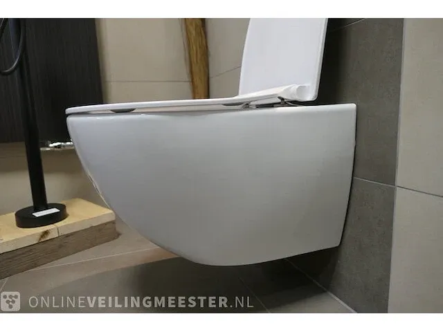 Wandcloset glans wit - afbeelding 3 van  6