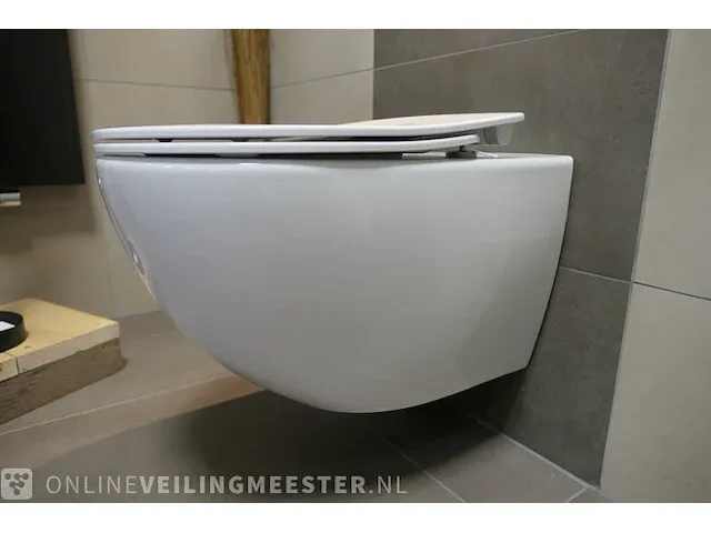 Wandcloset glans wit - afbeelding 5 van  6