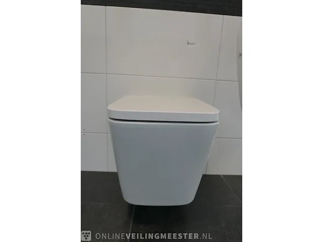 Wandcloset hr-badmeubelen, squared, wit - afbeelding 3 van  4