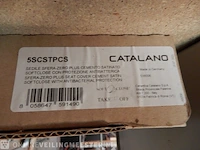 Wandcloset met zitting catalano, sfera, grijs - afbeelding 5 van  5