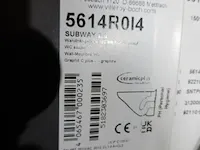 Wandcloset met zitting villeroy & boch, subway 2.0, grijs - afbeelding 4 van  4