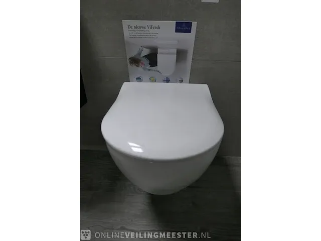 Wandcloset villeroy & boch, vifresh, wit - afbeelding 3 van  5