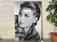 Wanddecoratie aluart "grace kelly" - afbeelding 1 van  5