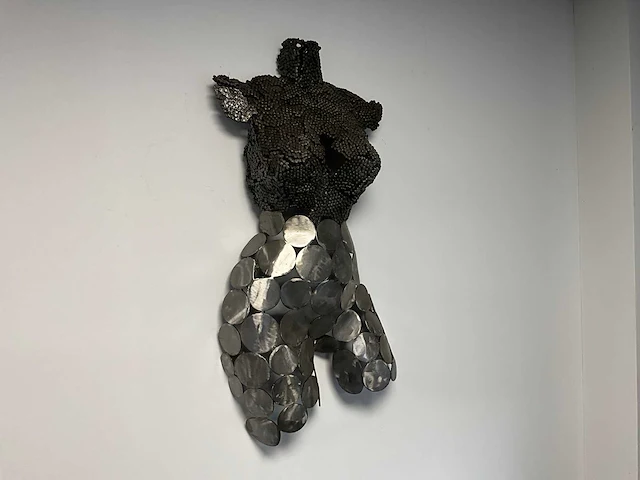 Wanddecoratie buste vrouw - afbeelding 3 van  7