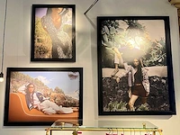 Wanddecoratie in houten lijst (3x) - afbeelding 1 van  4