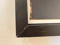 Wanddecoratie in houten lijst - afbeelding 2 van  2