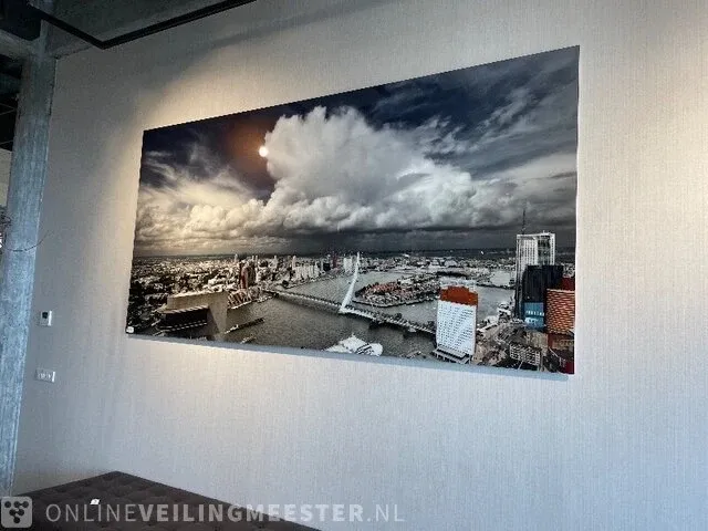 Wanddecoratie "skyline rotterdam" huib nederhof - afbeelding 3 van  6