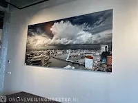 Wanddecoratie "skyline rotterdam" huib nederhof - afbeelding 3 van  6