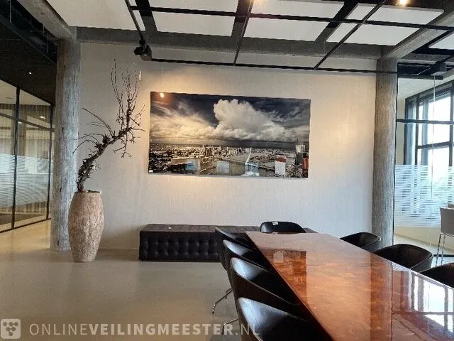 Wanddecoratie "skyline rotterdam" huib nederhof - afbeelding 6 van  6