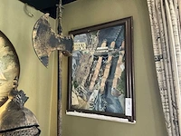 Wanddecoratie, sluis van muiden