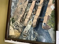 Wanddecoratie, sluis van muiden - afbeelding 4 van  4