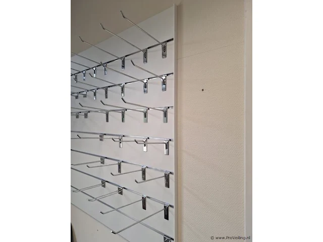 Wanddisplay met ophanghaken - afbeelding 2 van  3