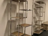 Wandkast met planken richmond interiors, blackbone silver - afbeelding 3 van  8