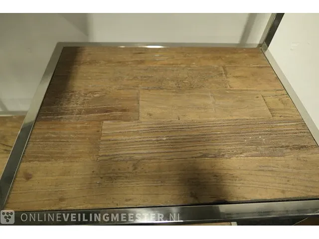 Wandkast met planken richmond interiors, blackbone silver - afbeelding 5 van  8