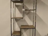 Wandkast met planken richmond interiors, blackbone silver
