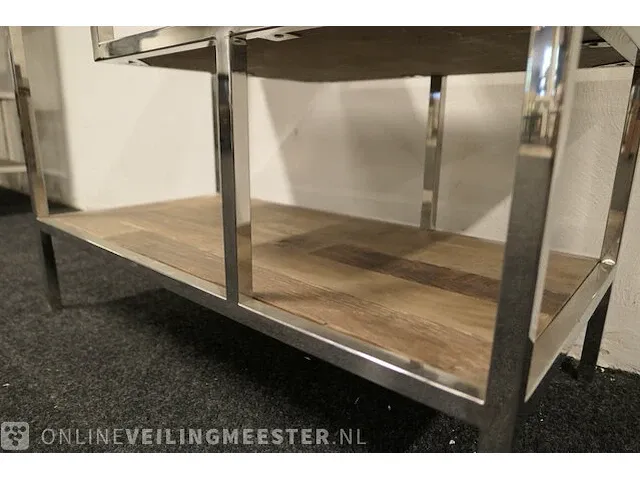 Wandkast met planken richmond interiors, blackbone silver - afbeelding 10 van  10