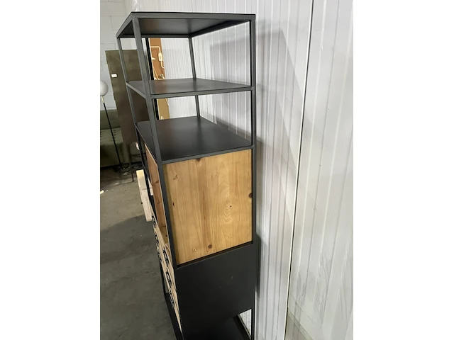 Wandkast van harte, samuel, grijs / chroom - afbeelding 3 van  3