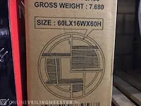 Wandkast zwart/bruin - afbeelding 4 van  4