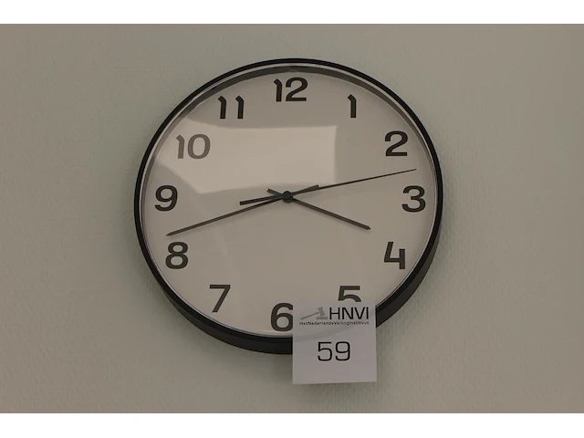 Wandklok doorsnede 30 cm. - afbeelding 1 van  1
