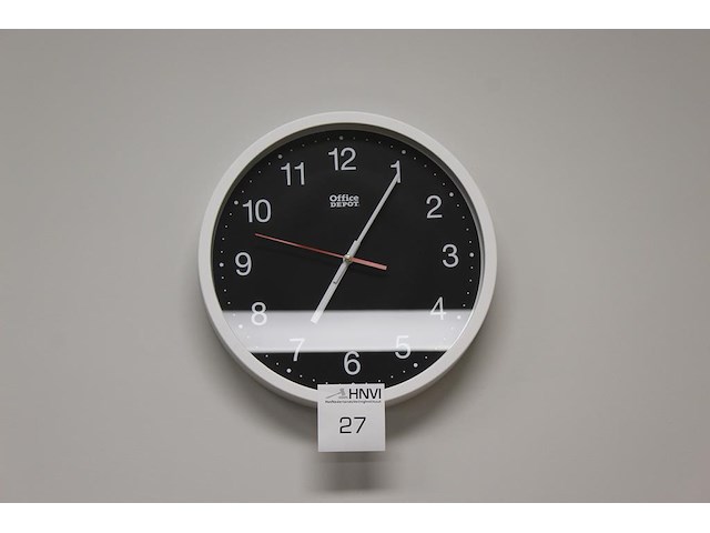 Wandklok doorsnede 30 cm. - afbeelding 2 van  2