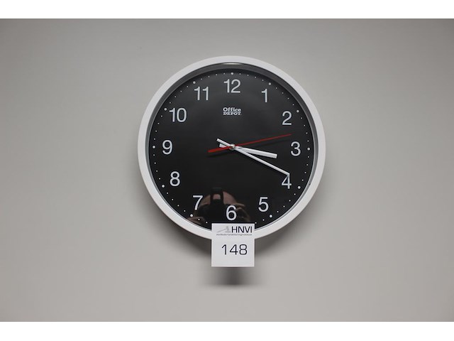 Wandklok doorsnede 30cm. - afbeelding 1 van  1