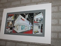 Wandklok karlsson met 24 cm doorsnede en hygrometer met doorsnede 10 cm. - afbeelding 2 van  2