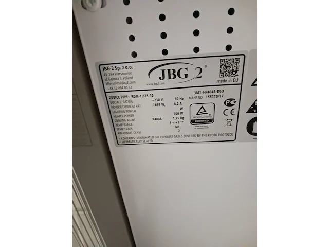 Wandkoeling op wielen, jbg, rdm-10, zwart, 2017 - afbeelding 13 van  13