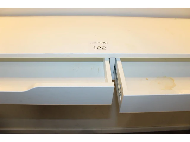 Wandladekast met twee laden. afmeting 120 x 30 x 40 cm - afbeelding 2 van  3