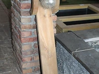 Wandlamp hoogte ca 100 cm. - afbeelding 2 van  2