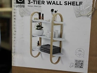 Wandmeubel met drie planken in doos. - afbeelding 2 van  2