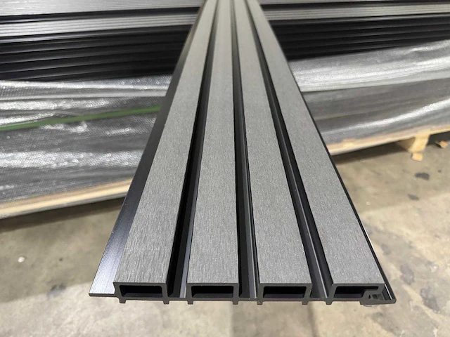 Wandpaneel composiet geborsteld zwart (15x) - afbeelding 12 van  28