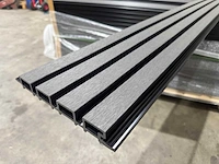 Wandpaneel composiet geborsteld zwart (15x) - afbeelding 22 van  28