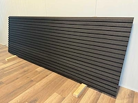 Wandpaneel composiet zwart (12x) - afbeelding 1 van  18