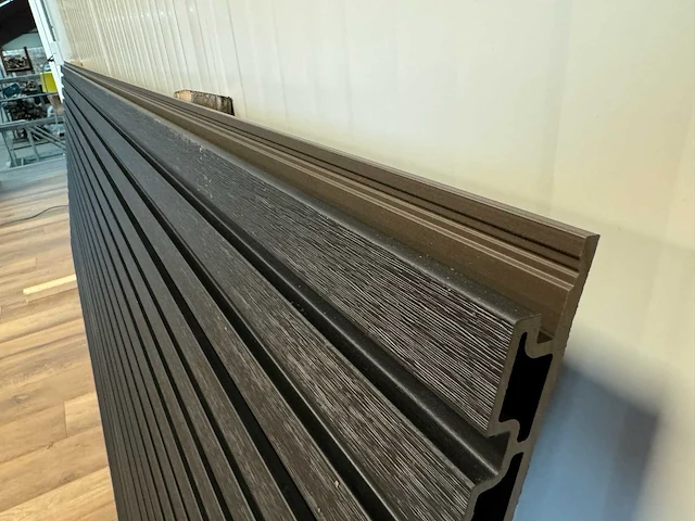 Wandpaneel composiet zwart (12x) - afbeelding 16 van  18
