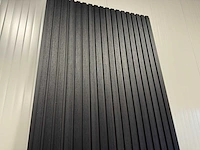 Wandpaneel composiet zwart (12x) - afbeelding 13 van  18