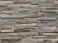 Wandpaneel reclaimed teakhout 0.5m² (8x) - afbeelding 2 van  5
