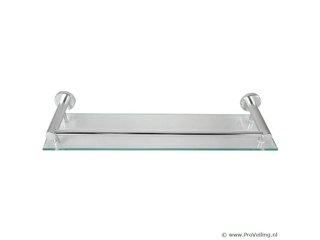 Wandplank - badkamer leg plank - glasplank - 48 x 14 x 6 cm - afbeelding 2 van  7