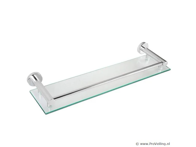 Wandplank - badkamer leg plank - glasplank - 48 x 14 x 6 cm - afbeelding 7 van  7