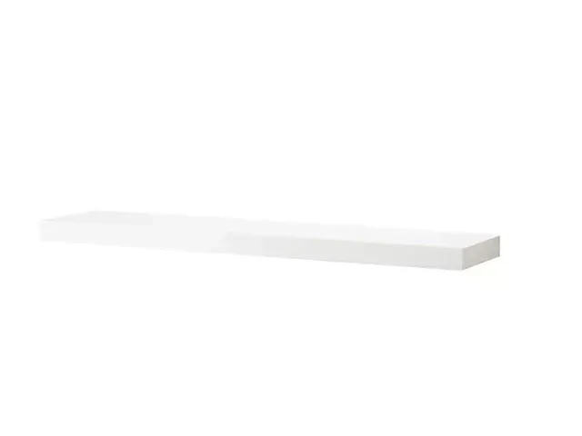Wandplank pekodom xl5 hoogglans wit lak 93x30x25- (68x) - afbeelding 1 van  4