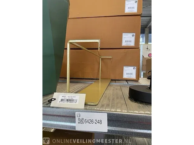 Wandplank woood, meert, gold - afbeelding 3 van  3