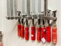 Wandrek met 26 lijmklemmen - afbeelding 3 van  3