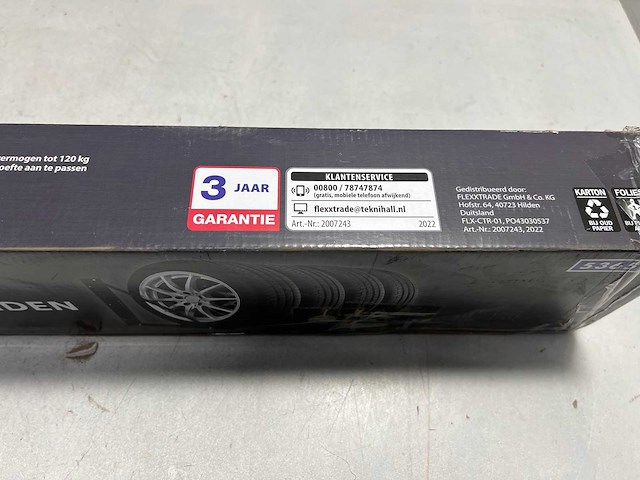 Wandrek voor 4 autobanden (2x) - afbeelding 2 van  3