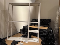 Wandrek, wit, cold roll steel - afbeelding 1 van  4