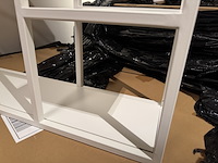 Wandrek, wit, cold roll steel - afbeelding 4 van  4